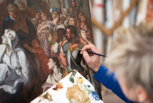 Restauration von gemälden und - restauration,